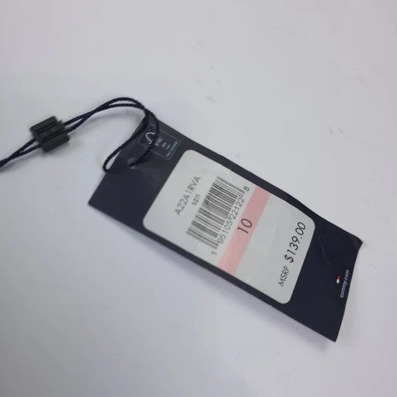 New Tommy Hilfiger Blue and White Dress Cotton With Pockets Sz 10 - Picture 9 of 14